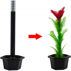 Mey İthalat® Çiçek Çıkaran Sihirli Çubuk Sihirli Çiçek Sihirbazlık Oyunu