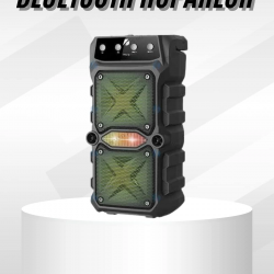 Mey İthalat® Çift Çıkışlı Güçlü Bataryalı Kablosuz Yüksek Ses Kaliteli Bluetooth Hoparlör