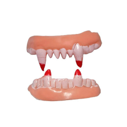 Mey İthalat® Çift Damak Yumuşak Vampir Dişleri 1 Çift