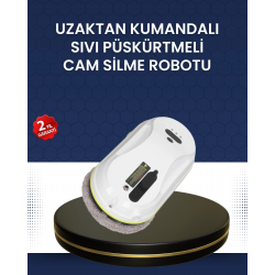 Mey İthalat® Çift Diskli Güvenli Otomatik Cam Silme Robotu