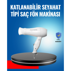 Mey İthalat® Çift Isı ve Hız Ayarlı Katlanabilir Saç Kurutma Makinesi