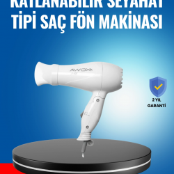 Mey İthalat® Çift Isı ve Hız Ayarlı Katlanabilir Saç Kurutma Makinesi