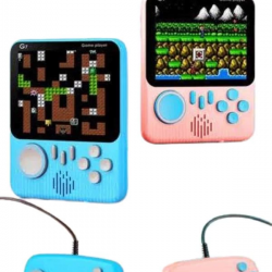 Mey İthalat® Çift Konsol 666 Adet Retro Oyun El Atarisi Taşınabilir 3.5 İnç Ekran
