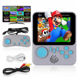 Mey İthalat® Çift Konsol 666 Adet Retro Oyun El Atarisi Taşınabilir 3.5 İnç Ekran