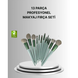 Mey İthalat® Cilt Dostu Profesyonel Makyaj Fırça Seti Pudra ve Fondöten İçin Uygun