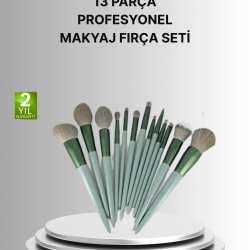 Mey İthalat® Cilt Dostu Profesyonel Makyaj Fırça Seti Pudra ve Fondöten İçin Uygun