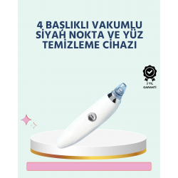 Mey İthalat® Cilt Dostu Vakumlu Siyah Nokta Temizleyici – Siyah Nokta, Yağ ve Makyaj Kalıntılarına Karşı