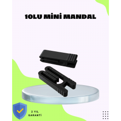 Mey İthalat® Cips Kahve ve Bakliyat İçin Poşet Kapatma Mandalı 10’lu