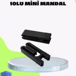 Mey İthalat® Cips Kahve ve Bakliyat İçin Poşet Kapatma Mandalı 10’lu