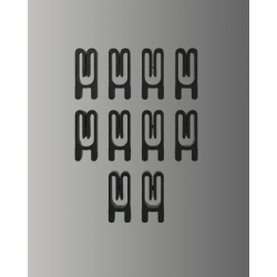 Mey İthalat® Cips Kahve ve Bakliyat İçin Poşet Kapatma Mandalı 10’lu