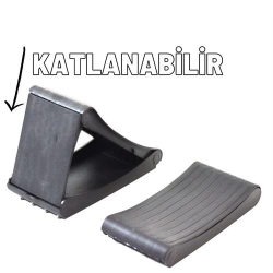 Mey İthalat® Çivili Katlanabilir Kayma Önleyici Katlanır Takoz