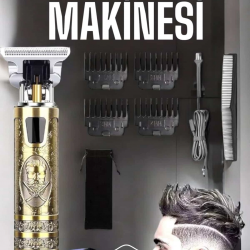 Mey İthalat® Çizik Tıraş Makinesi Şarjlı Paslanmaz Çelik Bıçaklı Uzun Ömürlü