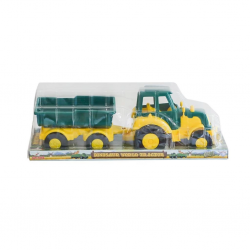 Mey İthalat® CLK-391 Vakumlu Römorklu Traktör -Çalkan Plastik