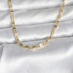 Mey İthalat® CM 14K Gold Renk Arpa Model 45 cm Kadın Kolye