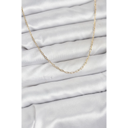 Mey İthalat® CM 14K Gold Renk Ataç Zincir Model 60 cm Kadın Kolye