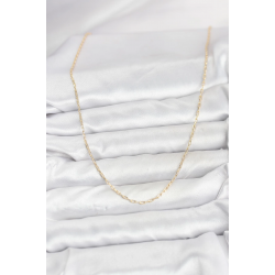 Mey İthalat® CM 14K Gold Renk Ataç Zincir Model 60 cm Kadın Kolye