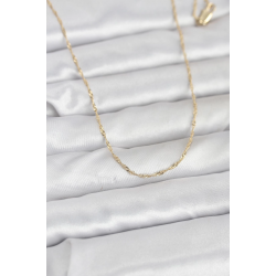 Mey İthalat® CM 14K Gold Renk Burgu Model 60 cm Kadın Kolye