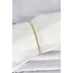 Mey İthalat® CM 14K Gold Renk Burgu Model Kadın Bileklik