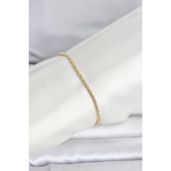 Mey İthalat® CM 14K Gold Renk Burgulu Zincir Model Kadın Bileklik