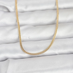 Mey İthalat® CM 14K Gold Renk Dolgun Zincir Model 60 cm Kadın Kolye