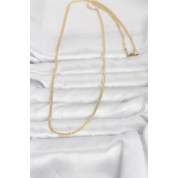 Mey İthalat® CM 14K Gold Renk Dolgun Zincir Model 60 cm Kadın Kolye