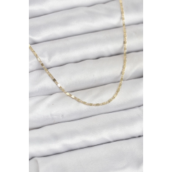 Mey İthalat® CM 14K Gold Renk Ezme Zincir Model 60 cm Kadın Kolye