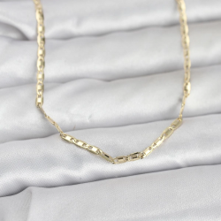 Mey İthalat® CM 14K Gold Renk Gemici Zincir Model 60 cm Kadın Kolye