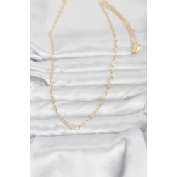 Mey İthalat® CM 14K Gold Renk Kalp Zincirli 60 cm Kadın Kolye