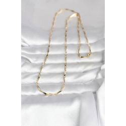 Mey İthalat® CM 14K Gold Renk Kesme Çubuk Zincirli Model 60 cm Kadın Kolye