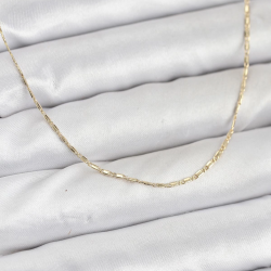 Mey İthalat® CM 14K Gold Renk Kesme Model 60 cm Kadın Kolye