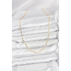 Mey İthalat® CM 14K Gold Renk Lazer İnce Zincirli Kadın Kolye