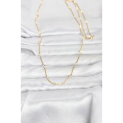 Mey İthalat® CM 14K Gold Renk Lazer Puntalı Model 60 cm Kadın Kolye