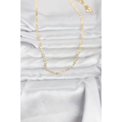 Mey İthalat® CM 14K Gold Renk Lazer Zincirli Model 60 cm Kadın Kolye