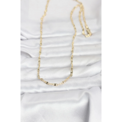 Mey İthalat® CM 14K Gold Renk Lazerli Gemici Zincir Model 60 cm Kadın Kolye