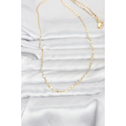 Mey İthalat® CM 14K Gold Renk Lazerli Zincir Model 60 cm Kadın Kolye