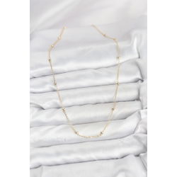 Mey İthalat® CM 14K Gold Renk Minik Top Zincirli Kadın Kolye