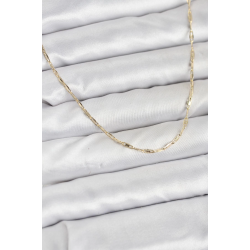 Mey İthalat® CM 14K Gold Renk Pirinç Ataç Zincir 60 cm Kadın Kolye