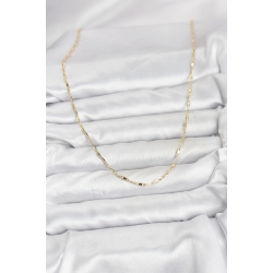 Mey İthalat® CM 14K Gold Renk Pirinç Ataç Zincir 60 cm Kadın Kolye