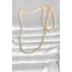 Mey İthalat® CM 14K Gold Renk Top Zincirli Model 60 cm Kadın Kolye