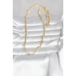 Mey İthalat® CM 14K Gold Renk Topçuk Model 60 cm Kadın Kolye