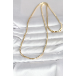 Mey İthalat® CM 14K Gold Renk Yılan Zincir Model 60 cm Kadın Kolye