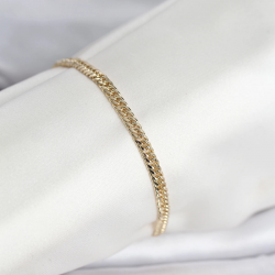 Mey İthalat® CM 14K Gold Renk Zincir Model Kadın Bileklik