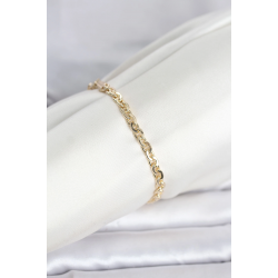 Mey İthalat® CM 14K Gold Renk Zincir Model Kadın Bileklik