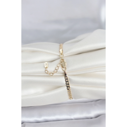 Mey İthalat® CM 14K Gold Renk Zincirli Model Kadın Bileklik