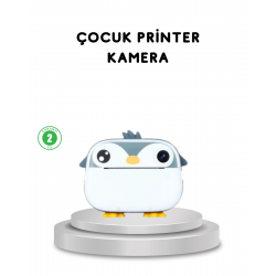 Mey İthalat® Çocuk Fotoğraf Makinesi Termal Baskılı Anında Çıktı HD Video Kayıtlı