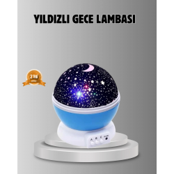 Mey İthalat® Çocuk Gece Lambası 6 Modlu Renkli LED Enerji Tasarruflu Masal Işığı