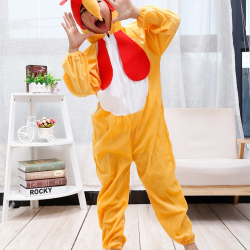 Mey İthalat® Çocuk Horoz Kostümü - Tavuk Kostümü 2-3 Yaş 80 cm