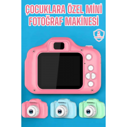 Mey İthalat® Çocuk Kamerası Dijital 1080P HD Kaliteli Mini Fotoğraf Makinesi Profesyonel