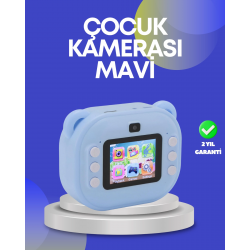 Mey İthalat® Çocuk Şipşak Kamera – 24MP HD Çift Lensli Termal Baskı Teknolojili