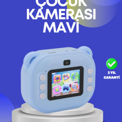 Mey İthalat® Çocuk Şipşak Kamera – 24MP HD Çift Lensli Termal Baskı Teknolojili